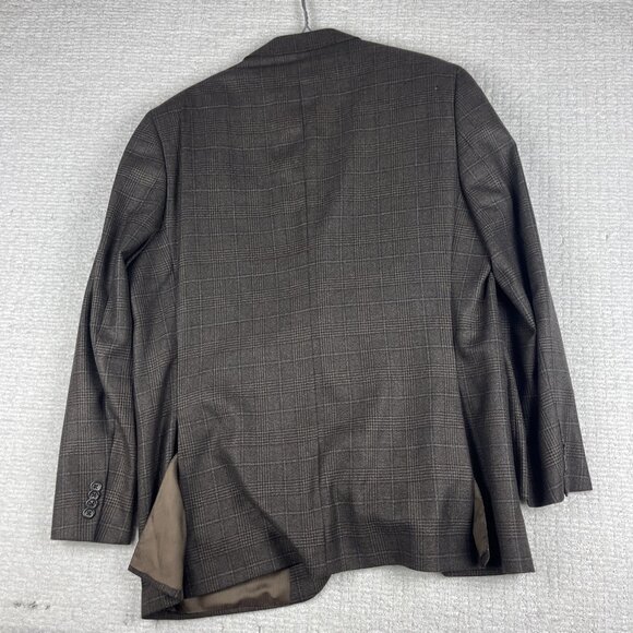 Jack Victor Loro Piana 100% Cashmere Blazer Sport Jacket Plaid 44R Read* - Picture 15 of 16